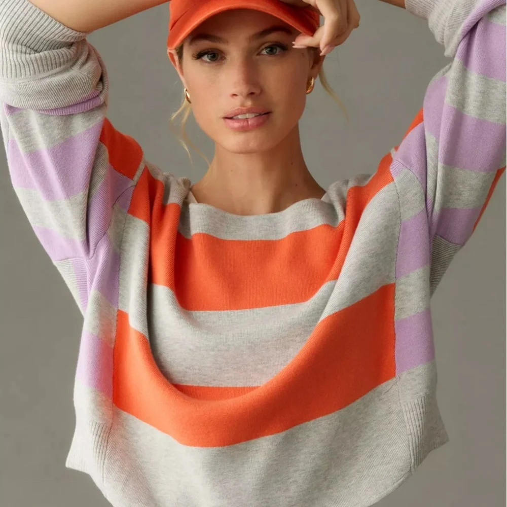 Daily Practice * Anthropologie * Glen Striped Sweater * Size S * Like New! - Picture 1 of 11
